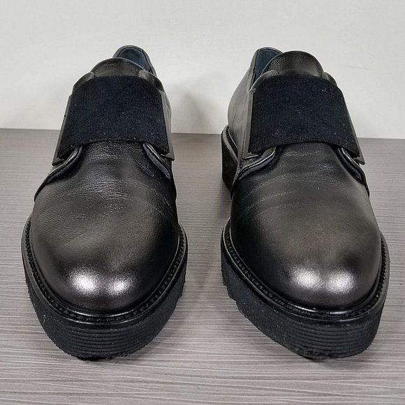 Aquatalia Kenley Weatherproof Derby, Charcoal Metallic, Womens Size 7.5 M - Picture 2 of 10